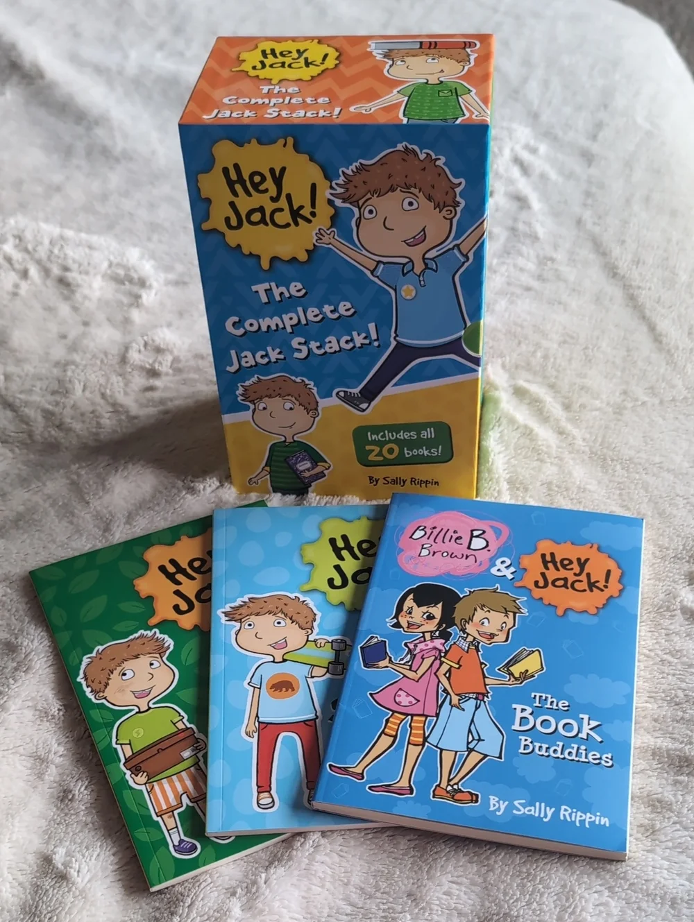 Kids Book Set – Complete Hey Jack! Stack +3 Totaling 23 Hey Jack! Books